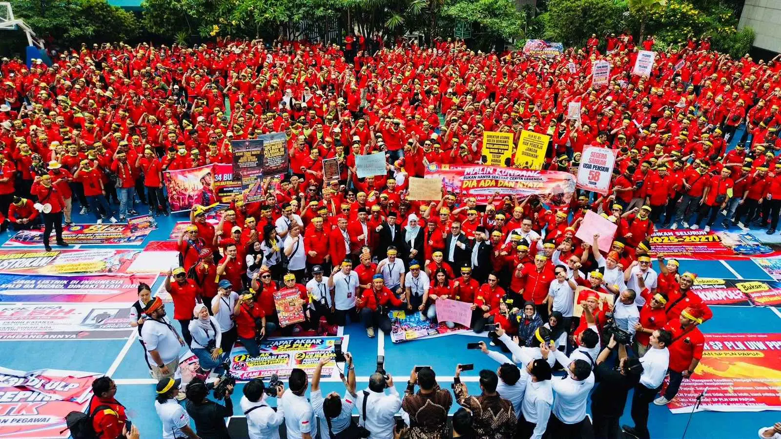 SP PLN Gelar Rapat Akbar pada HLN ke-81, Desak Penguatan Kedaulatan Listrik Nasional