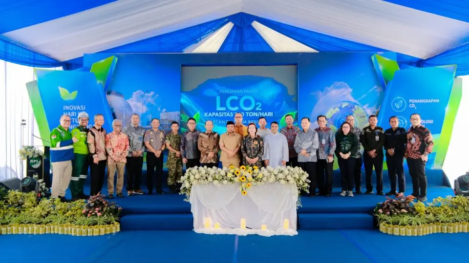 Tripatra dan Kaltim Parna Industri Resmikan Pabrik Pencairan CO₂ Berkapasitas 300 Ton per Hari