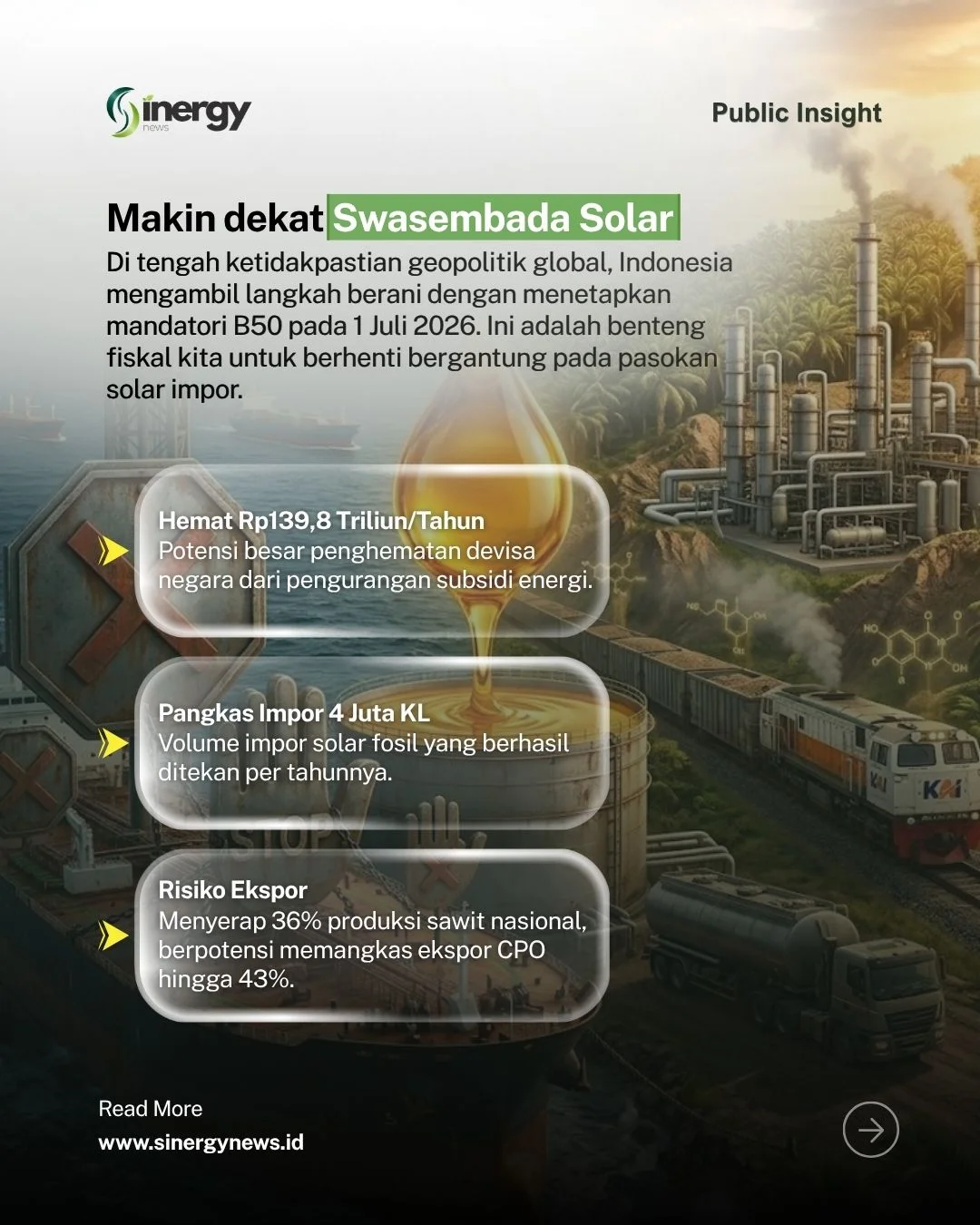 B50: Era Baru Bahan Bakar Nabati Indonesia - Slide 3