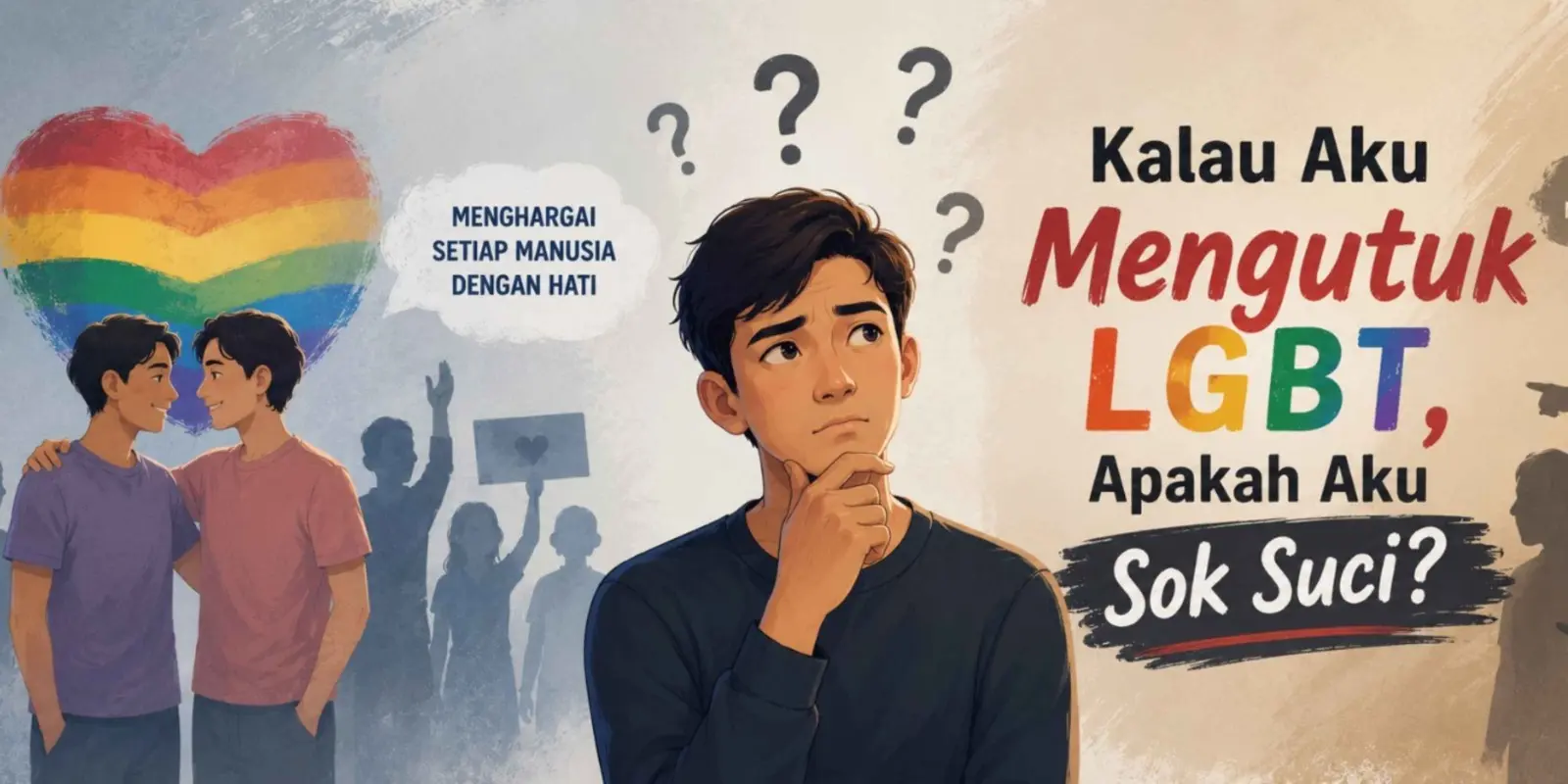 Kalau Aku Mengutuk LGBT, Apakah Aku Sok Suci?