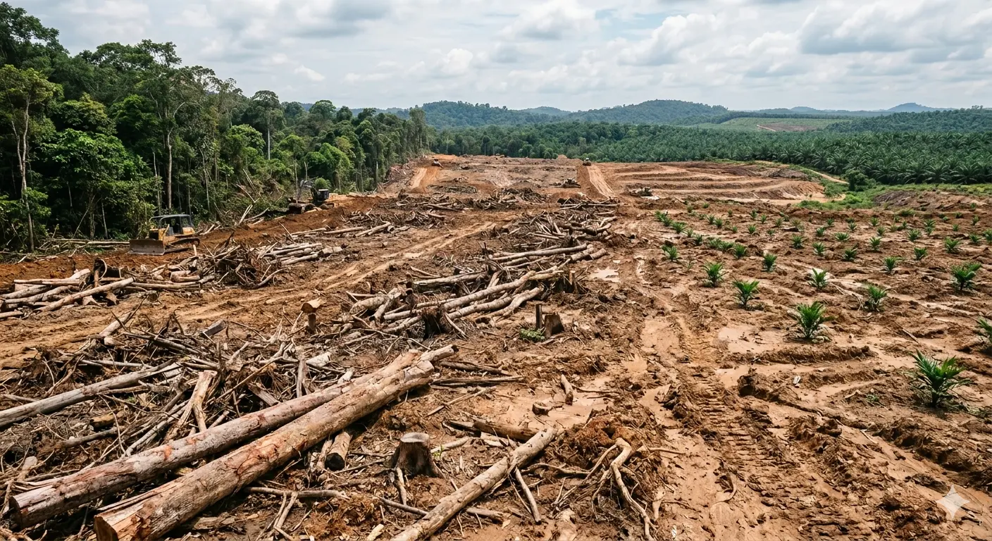 Ambisi B50 dan Bayangan Deforestasi Dilema Transisi Energi Indonesia di Balik Ekspansi Kelapa Sawit