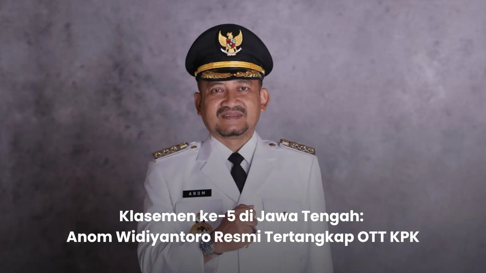 OTT ke-5 di Jawa Tengah: Giliran Anom Widiyantoro Bupati Pemalang Naik Podium