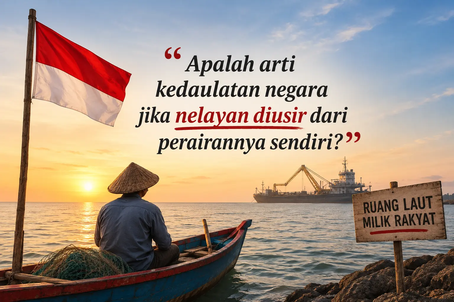81 Tahun Indonesia: Merayakan Kemerdekaan di Darat, Menjajah Nelayan di Laut Sendiri