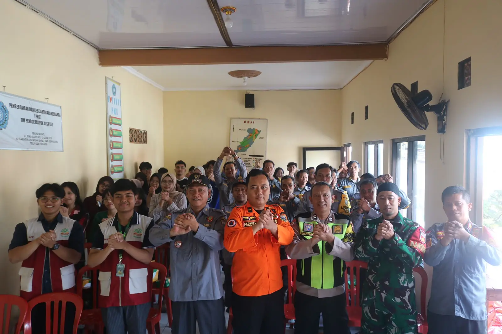 Bekali Warga Desa Keji, PPK Ormawa PSC FH UNNES Gelar Kelas Perdana Mitigasi Bencana SEKONTAN