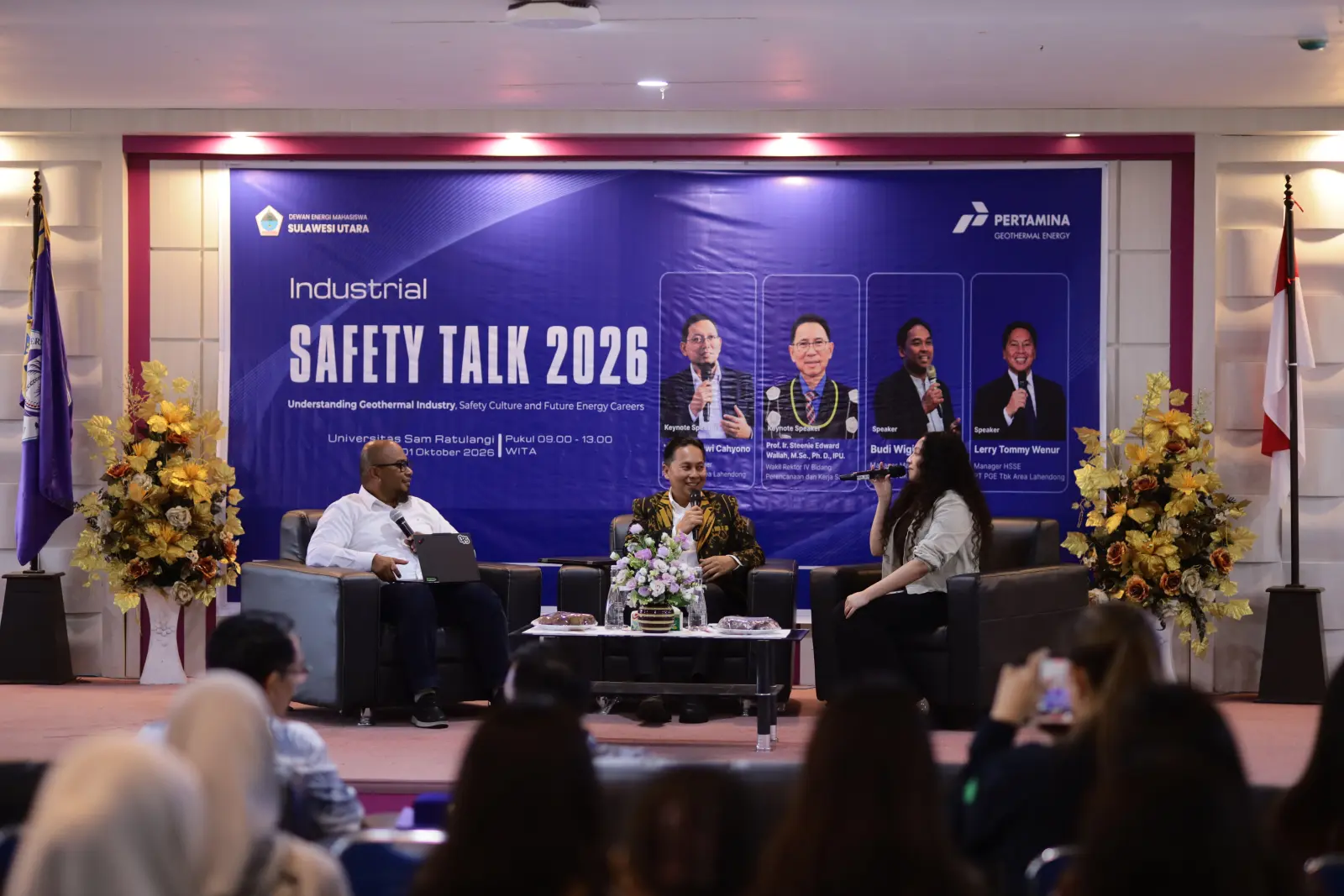 Industrial Safety Talk 2026: Dem Sulut Dorong Mahasiswa Pahami Keandalan Aset dan Budaya Keselamatan Industri Panas Bumi